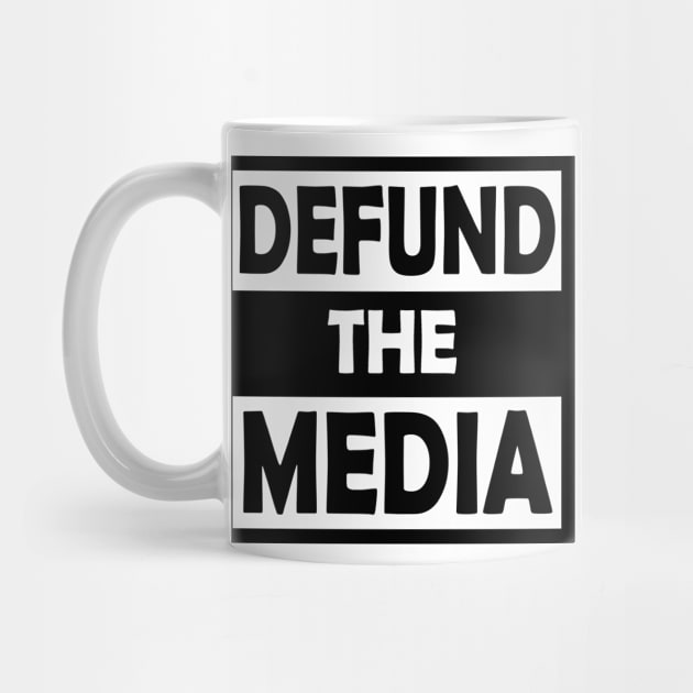 Defund The Media, The Face News, Defund, Protest Gift by NooHringShop